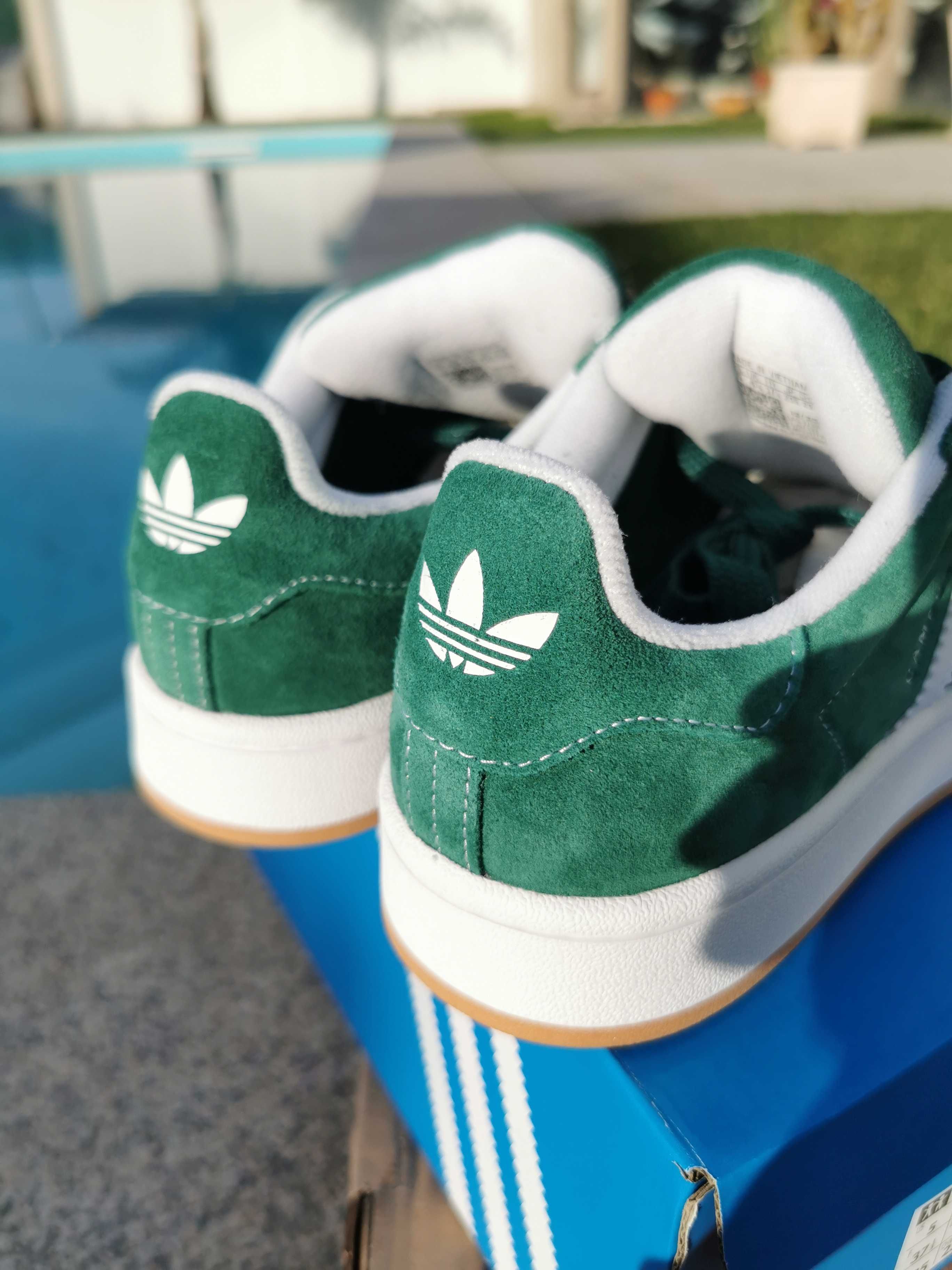 Adidas Campus 00s Dark Green Cloud White