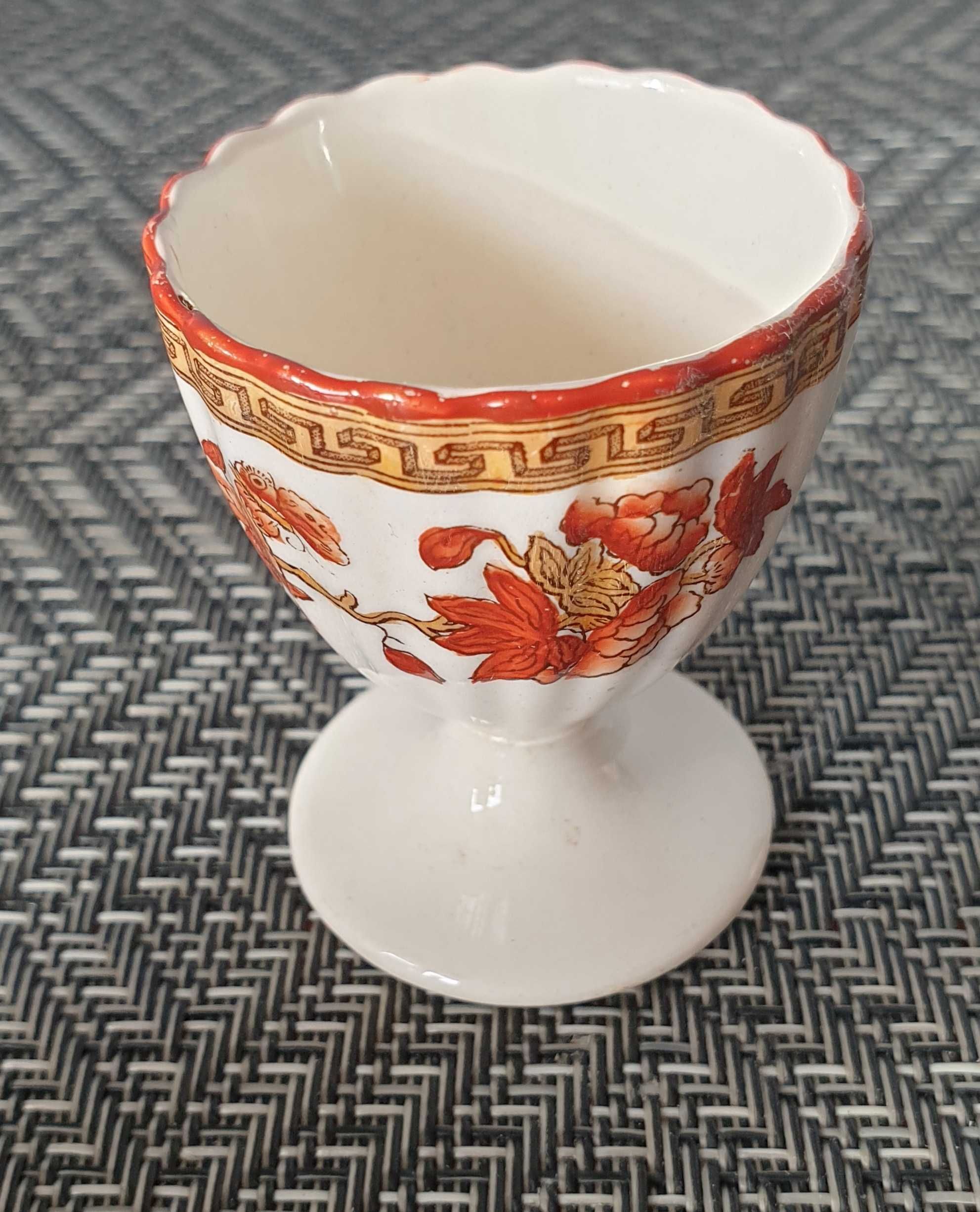 Podstawka kieliszek na jajko porcelanowy England porcelana vintage