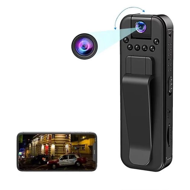 Бодикамера, мини камера, маленькая камера wi-fi с ночное видинее