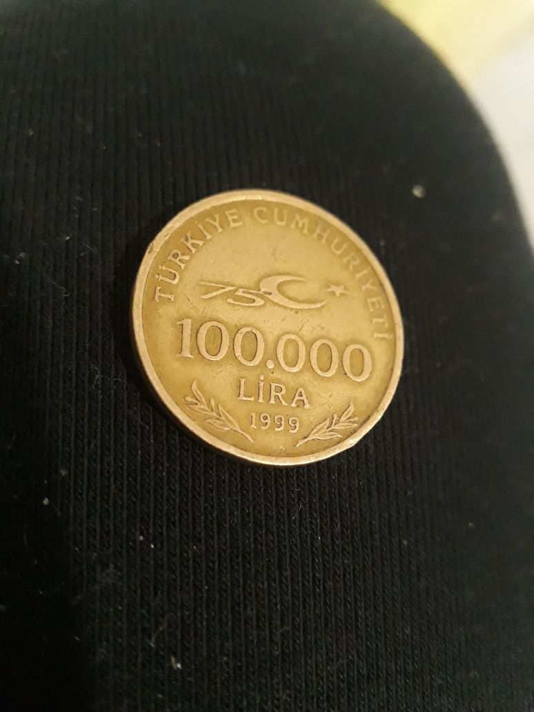 Юбилейная монета 100000 лир