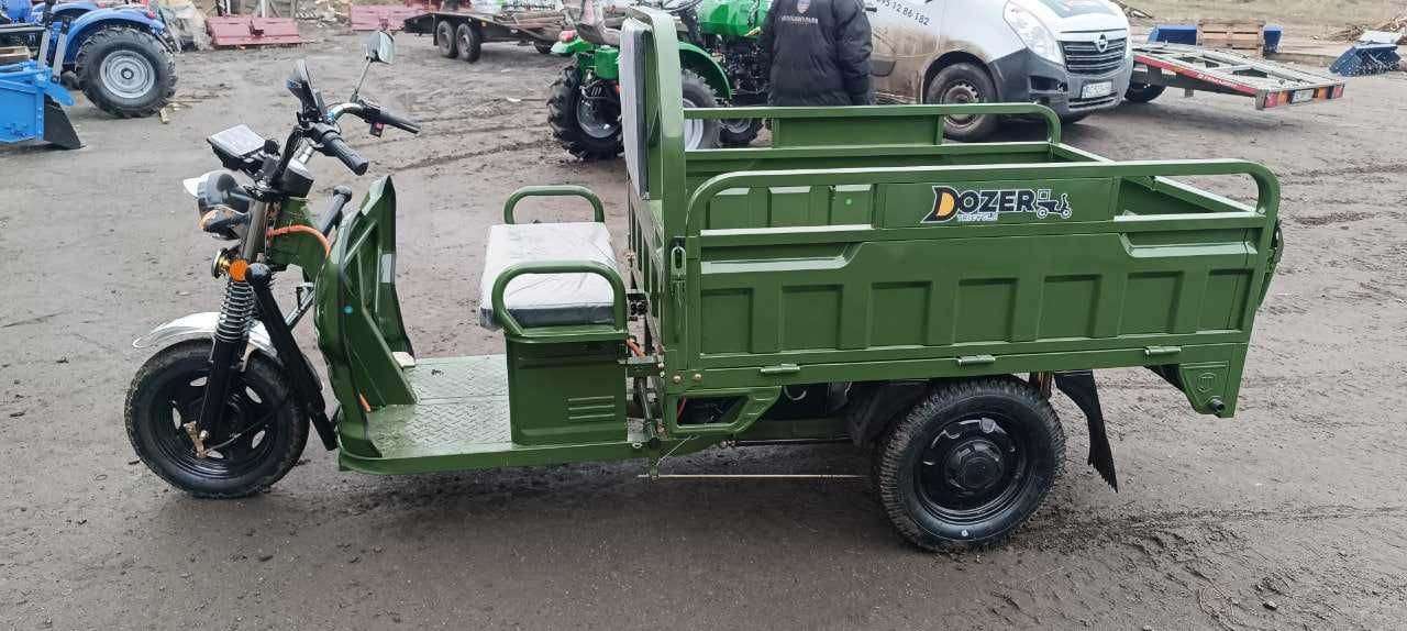 Новий Електротрицикл грузовий Dozer Model 2000 Вт