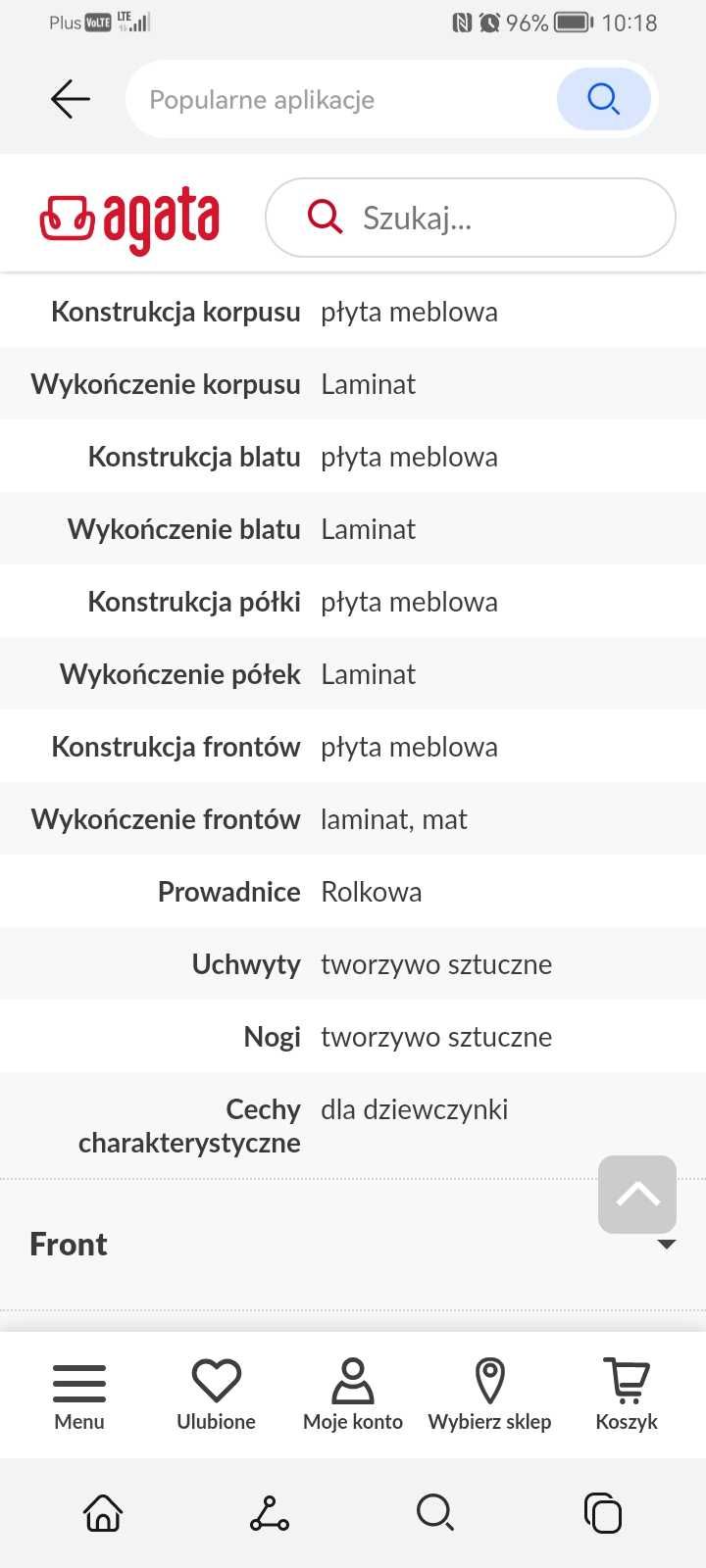 Regał MIA MI-02-jak nowy AGATA MEBLE