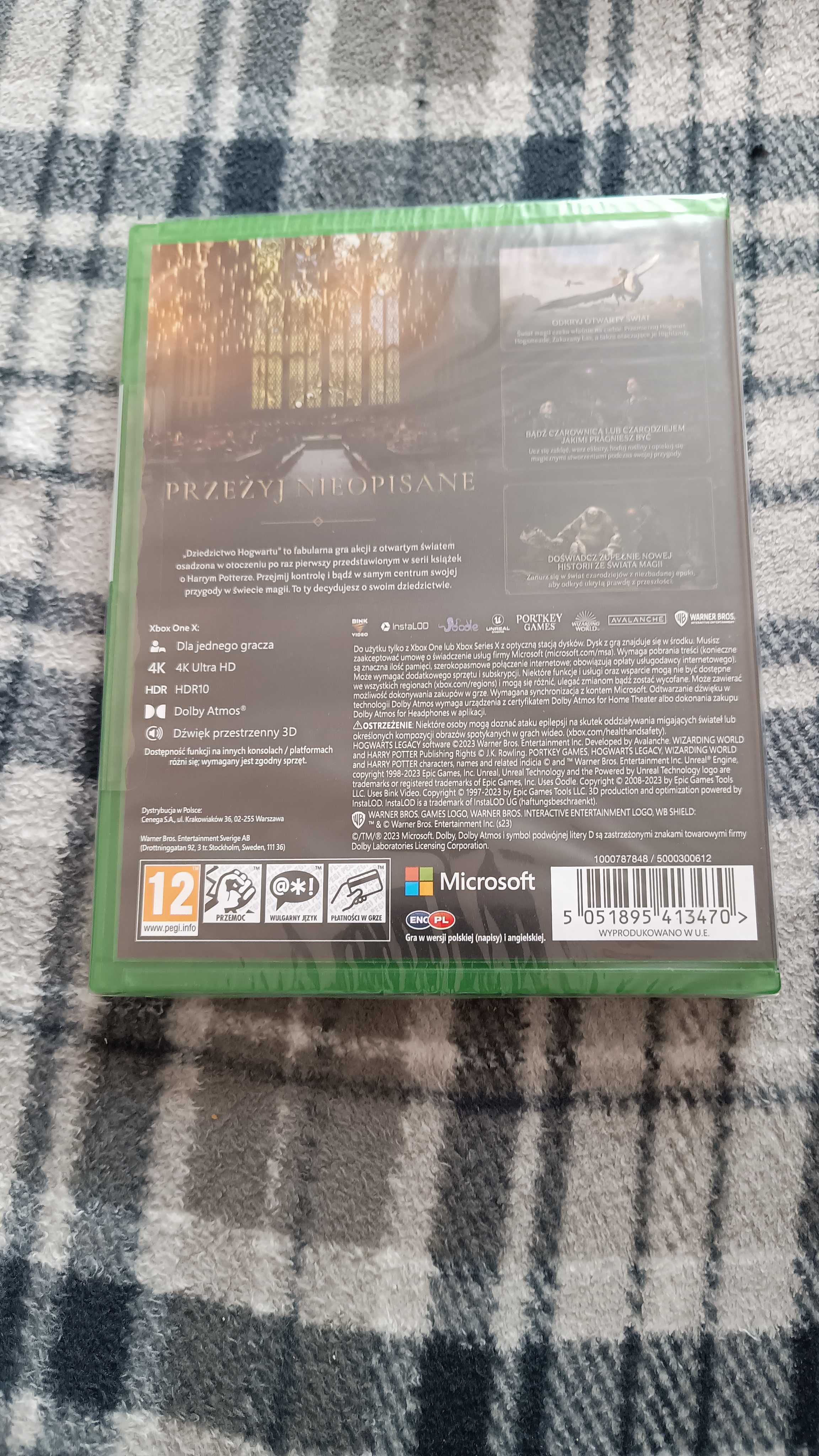 Dziedzictwo Hogwartu Xbox One-Nowa-PL-Sprzedam