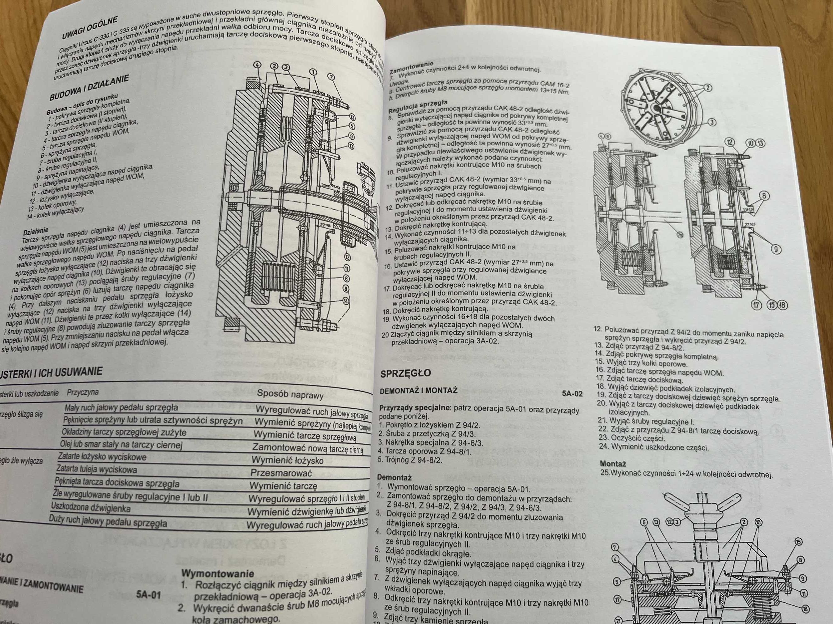 INSTRUKCJA NAPRAW ciągnik URSUS C 330 C 335 C-330 po Polsku!