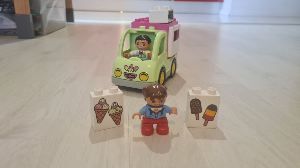 Lego duplo, furgonetka lodziarza, 10586