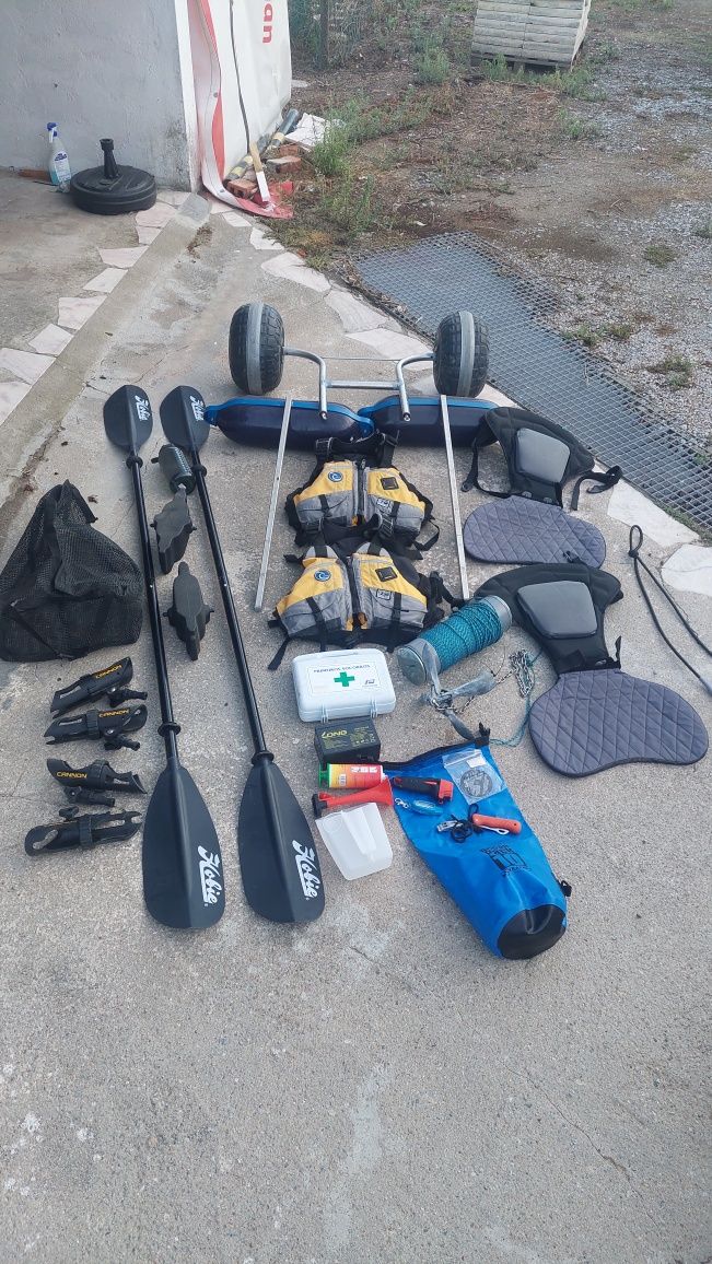 Kayak pesca/passeio Hobbie Oasis Mirage 2 lugares