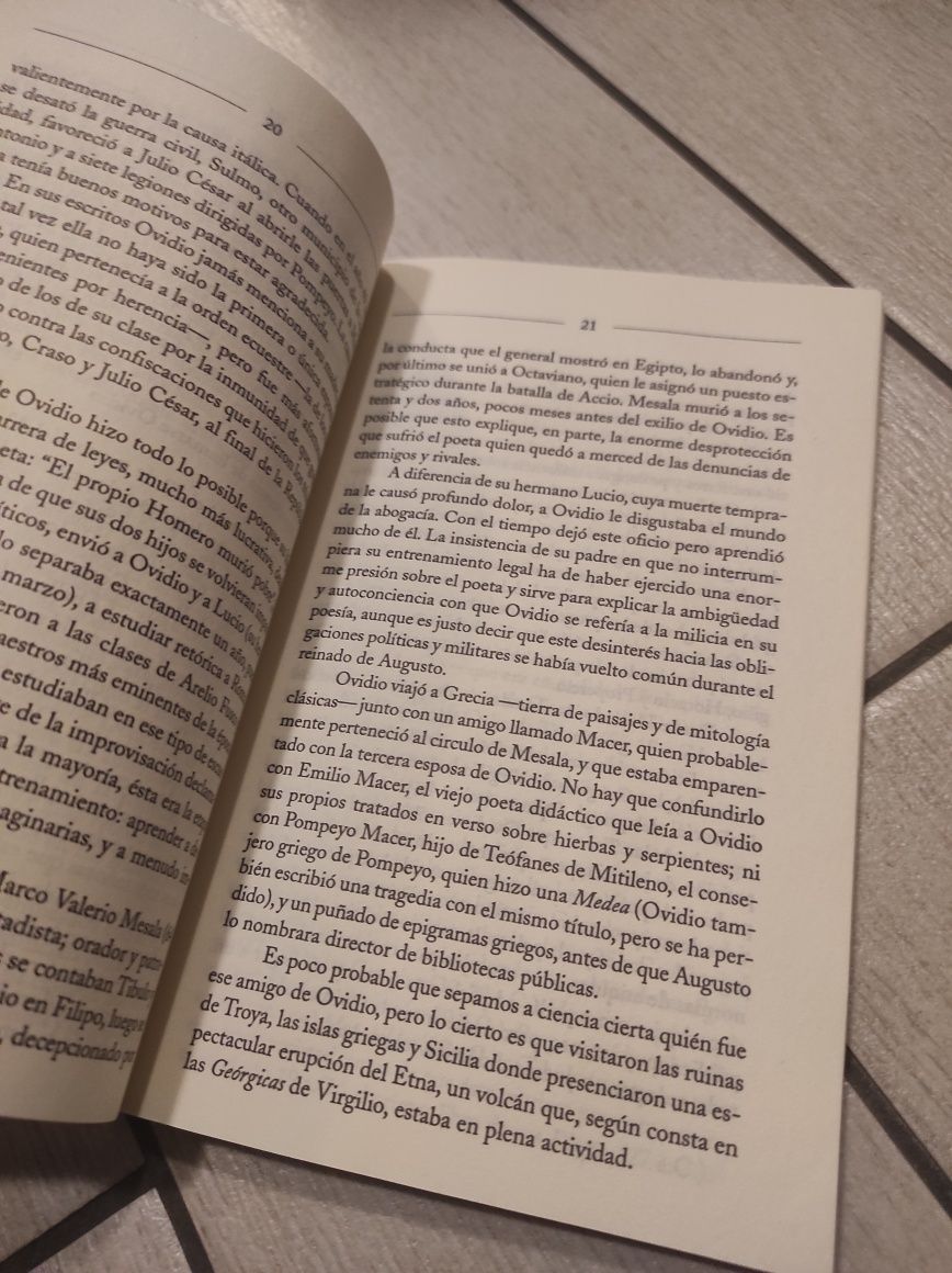 Ovidio el arte de amar (książka po hiszpańsku)