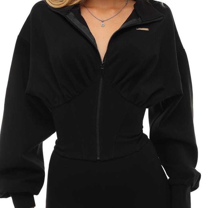 Корсетний худі, щільний трикотаж, розмір М