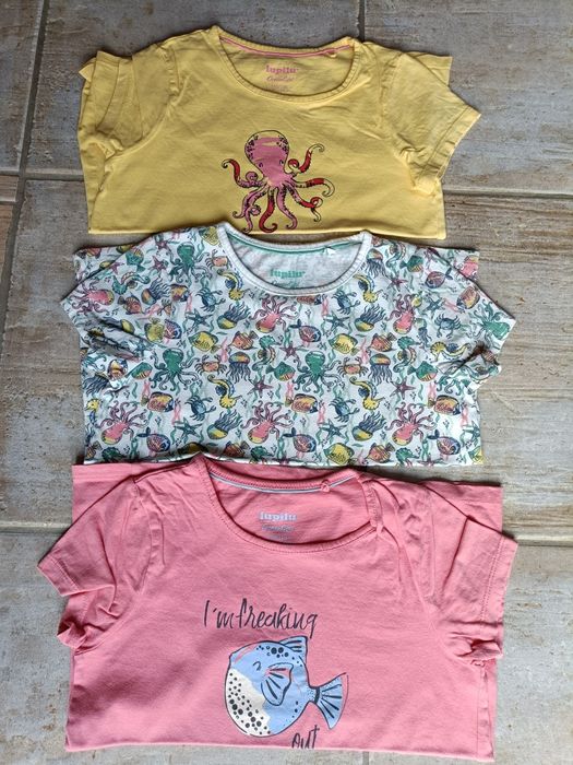 T-shirt, koszulka Lupilu, r. 110/116, dla dziewczynki