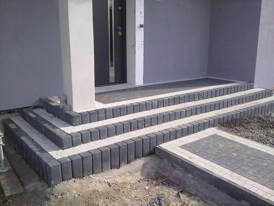 Kostka brukowa- układanie