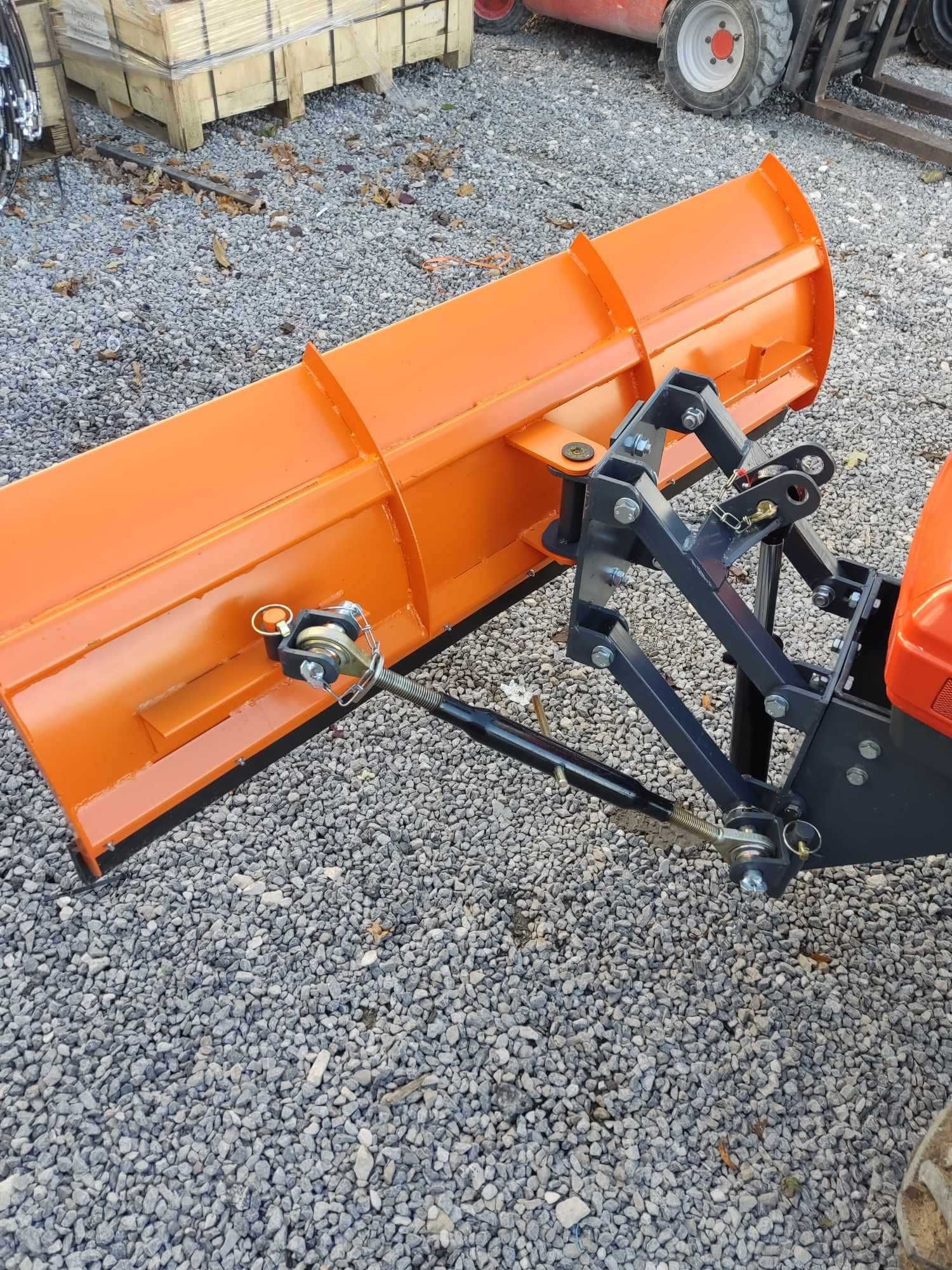Pług do śniegu do mini ciągnika traktorka solidne mocowanie