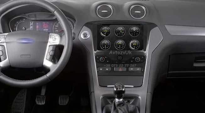 Магнитола MONDEO Ford Форд Мондео GPS USB 2 дин din CarPlay Android 14