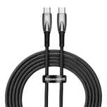 Kabel Usb-C Do Usb-C Baseus Glimmer, 100W, 2M (Czarny)