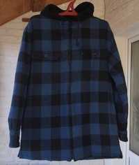 Куртка - рубашка утепленная размер S  (46 р) с капюшоном