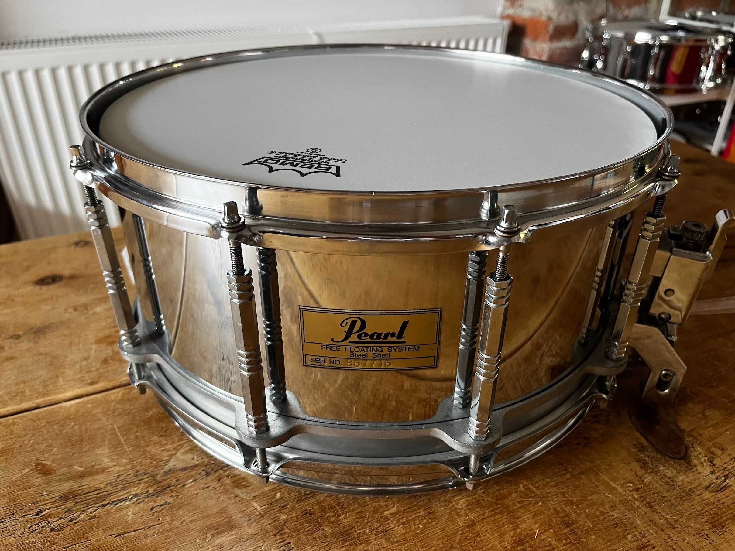 Werbel Pearl Free Floating Steel Shell 14x6,5" Japan !!!