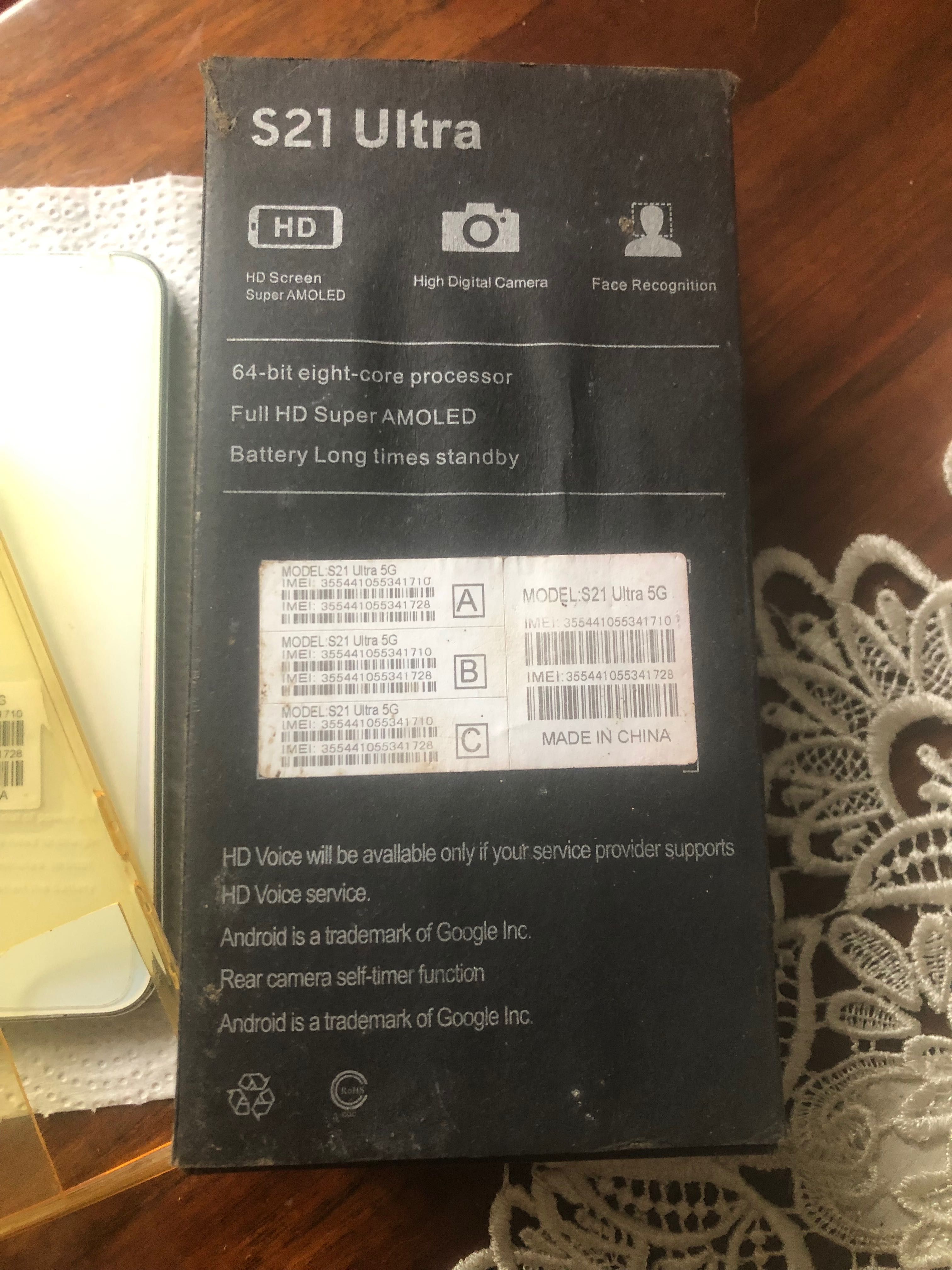 Smartfon S21 Ultra 5G bez blokad