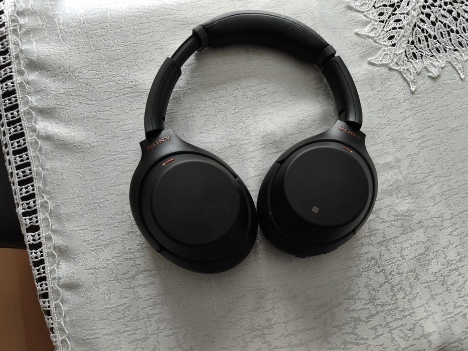 Słuchawki bezprzewodowe nauszne  okazja sony wh 1000 xm3