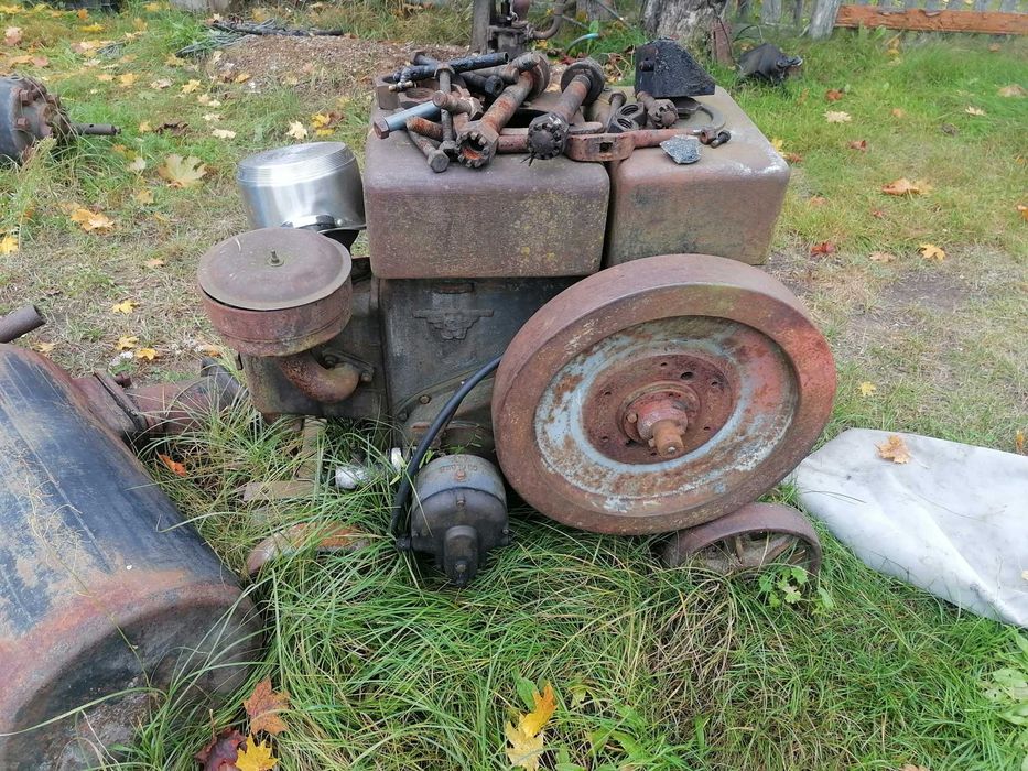 Zabytkowy silnik stacjonarny S60 Prototyp 1949r