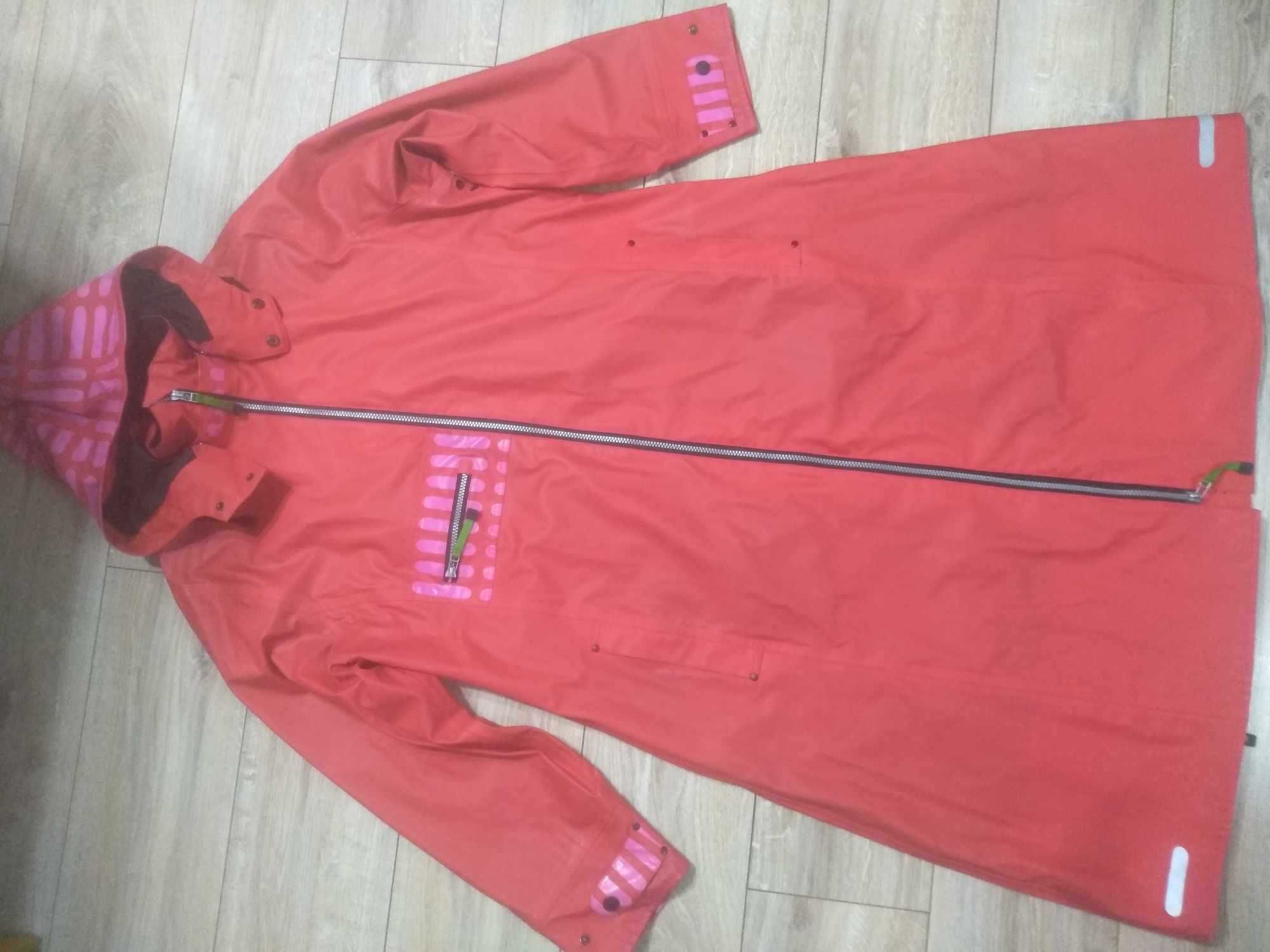 Blaest by Lilleboae red rain jacket coat XXL płaszcz premium