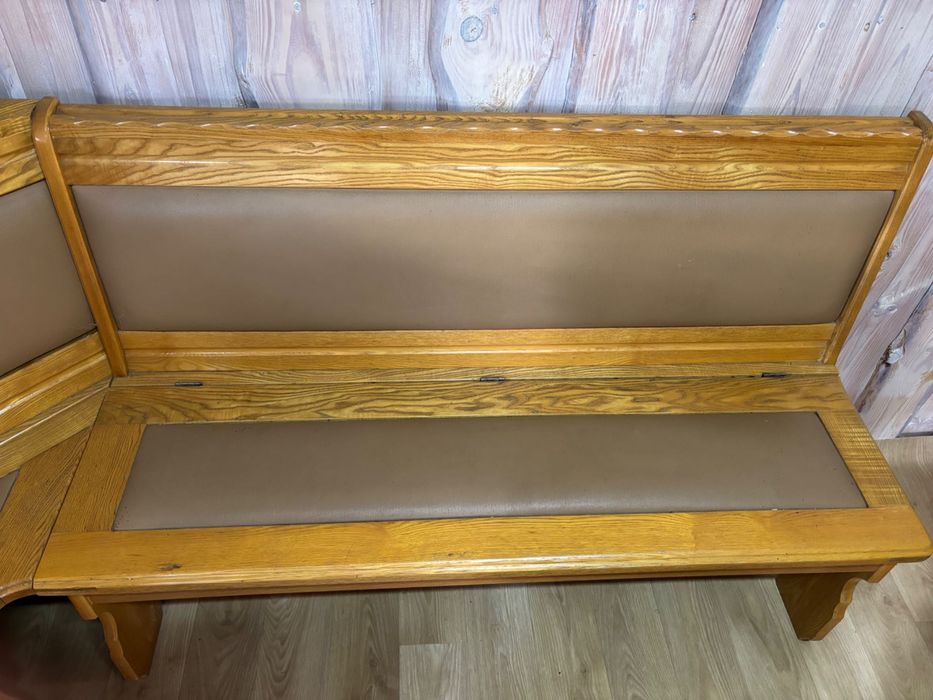 Narożnik do kuchni z litego drewna