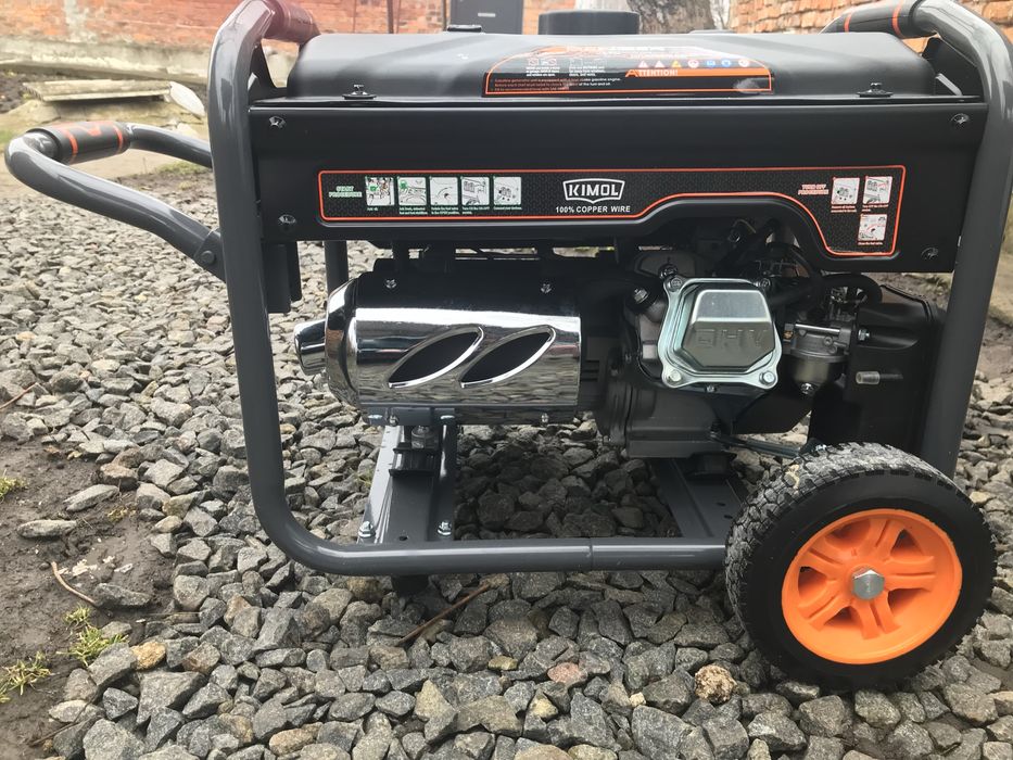 Бензиновий генератор на 3.5квт 100% мідна обмотка, електростартер