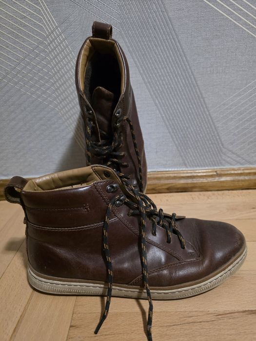 Чоловічі шкіряні чоботи Clarks