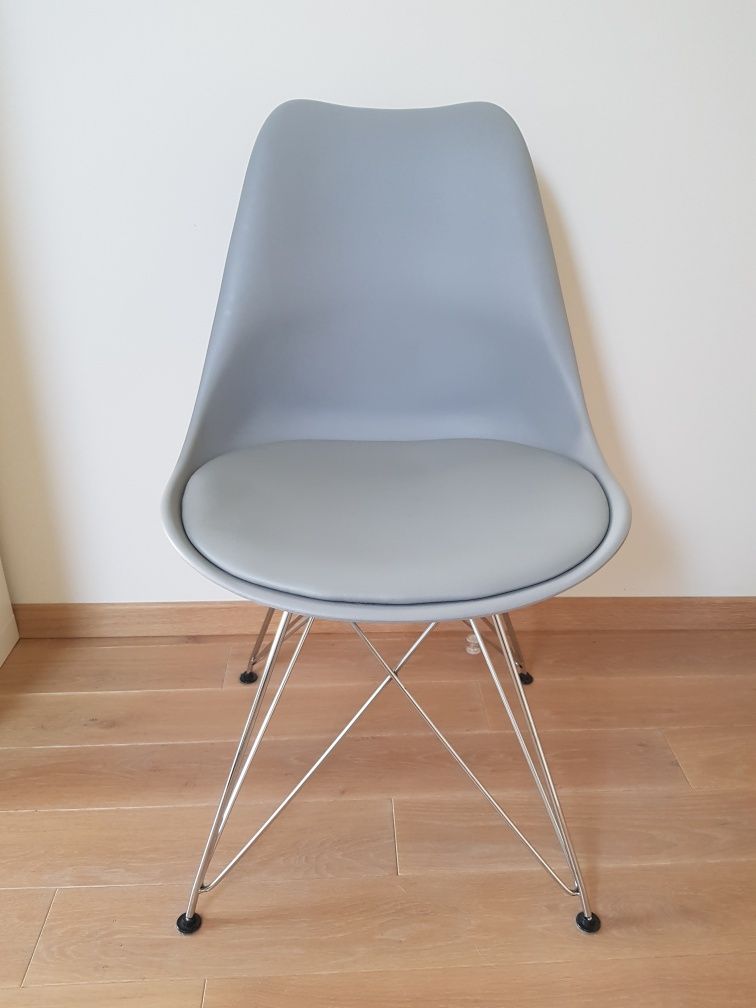 Krzesło pojedyńcze  szare