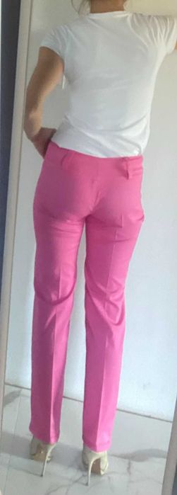 TERRANOVA różowe SUPER spodnie r. 27 S b. db. stanie + top gratis