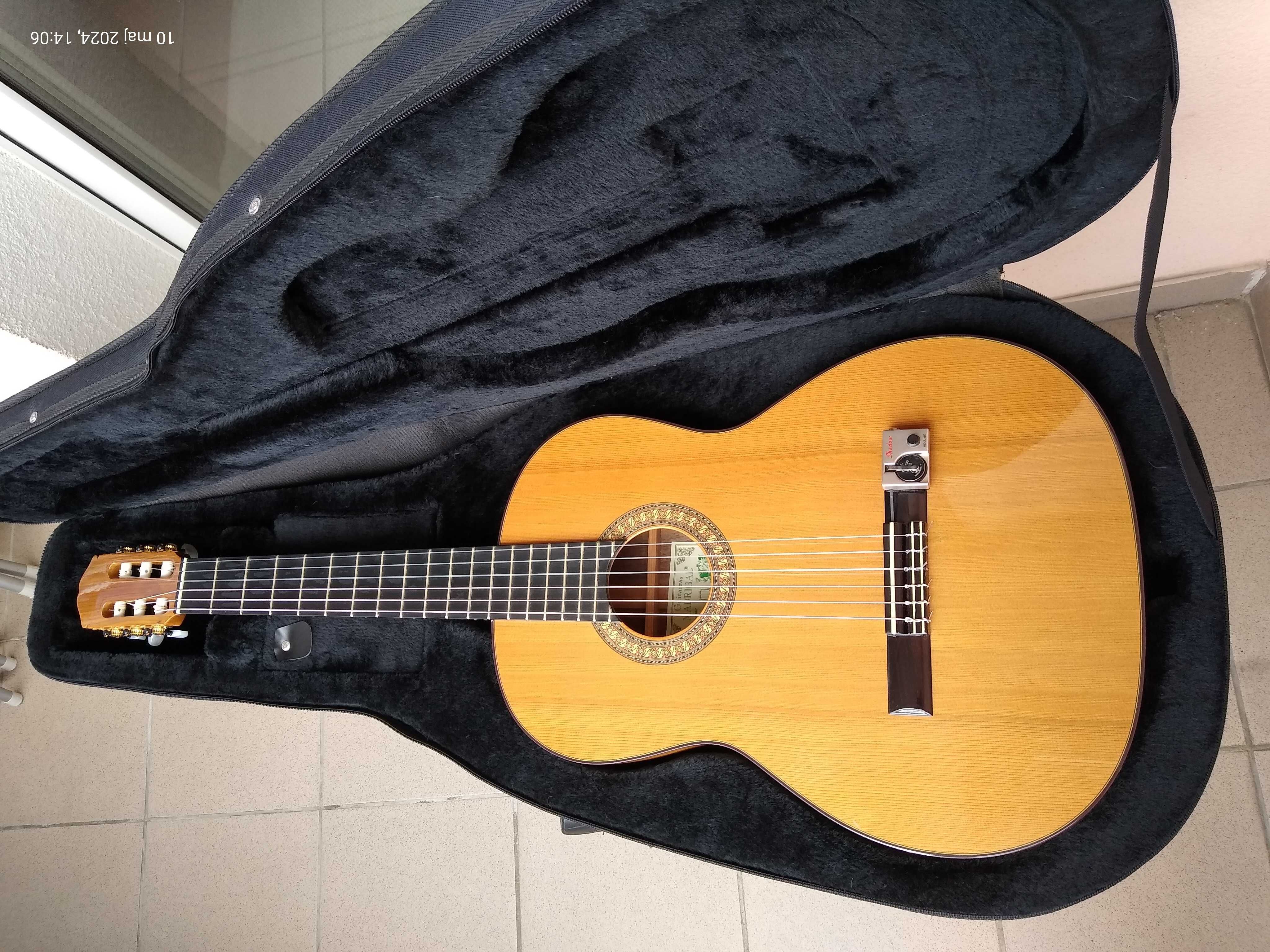 Gitara Madrigal model: 21, twardy futerał, przystawka Shadow SH NFX AC