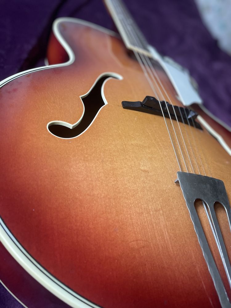 Gitara Vintage Archtop Jazz Martin Graubner Rex 1960-- możliwa zamiana