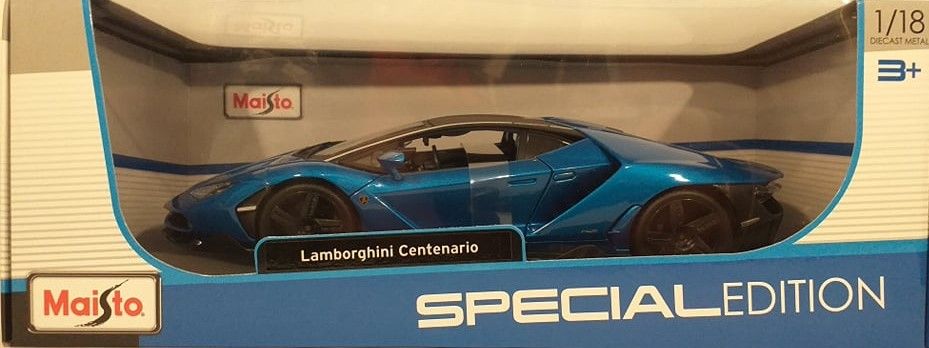 1/18 Lamborghini Centenario LP 770-4 Blue 2016 - Maisto
