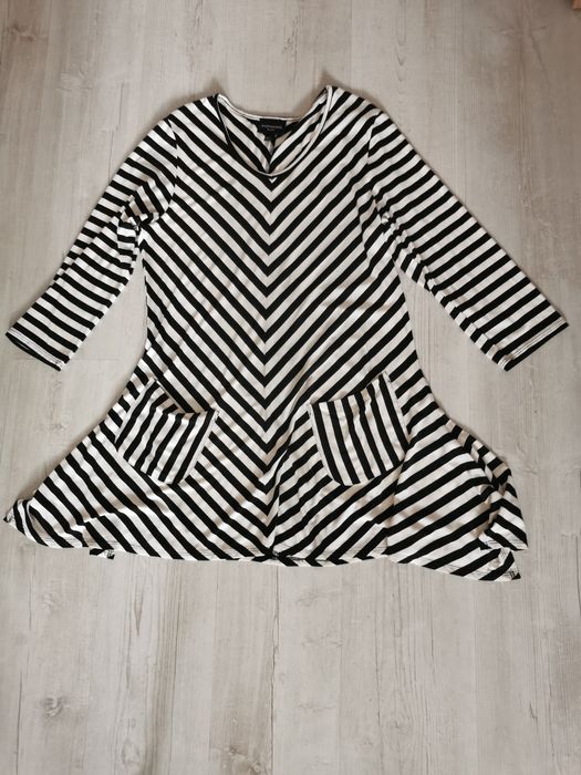 Sukienka / Tunika w Paski Wiskoza L