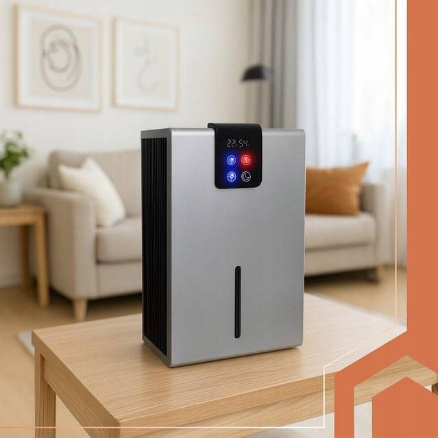 Осушитель воздуха RUHHY 1л/день с LED-подсветкой, гигростатом, пультом