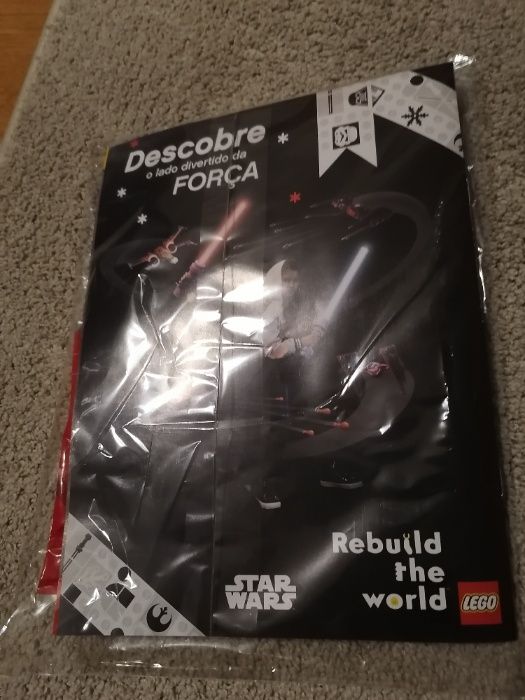 Revista lego star wars com erro - incluí 2 polybags edição limitada