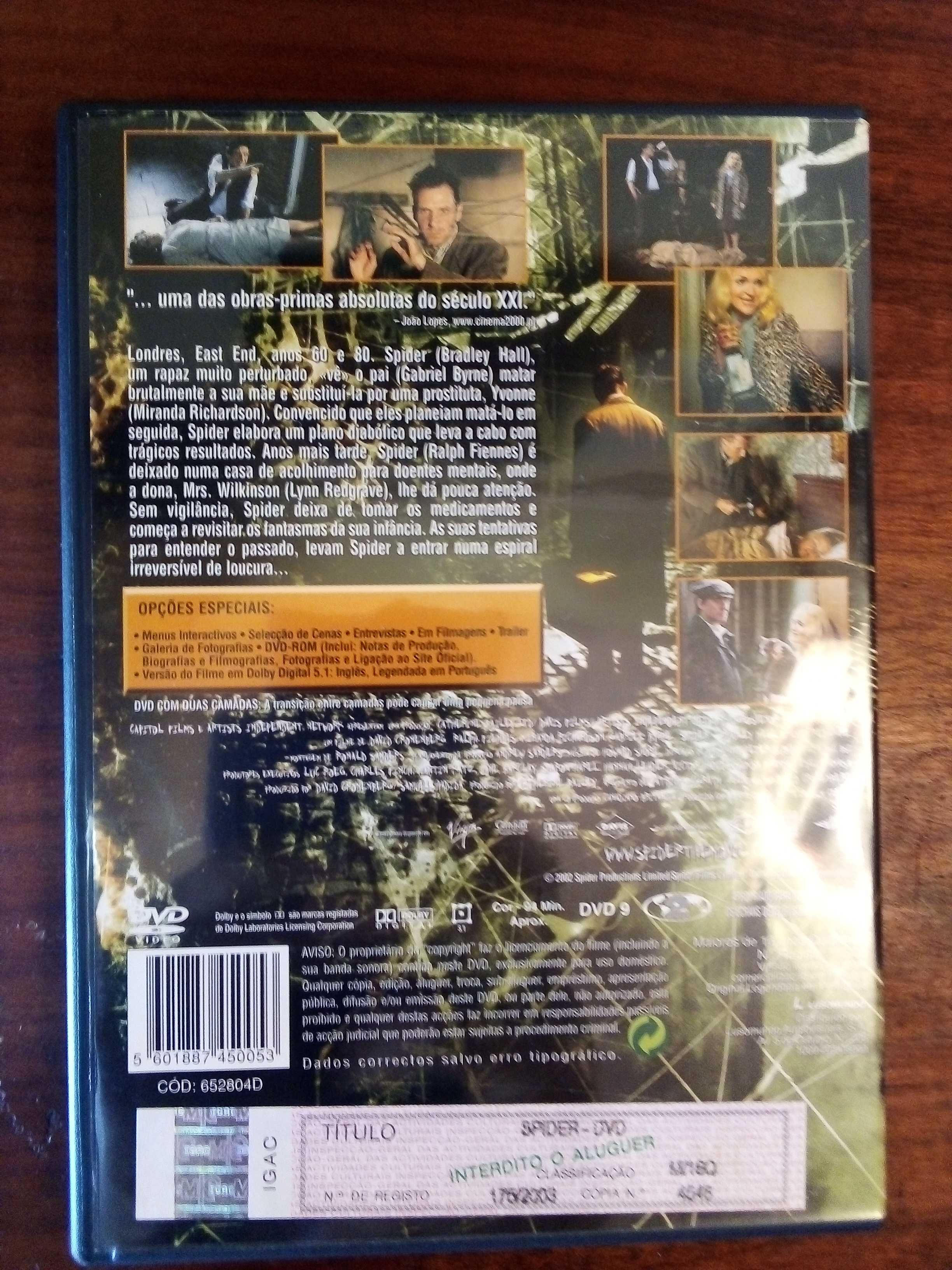 Spider - David Cronenberg, Ralph Fiennes, Gabriel Byrne