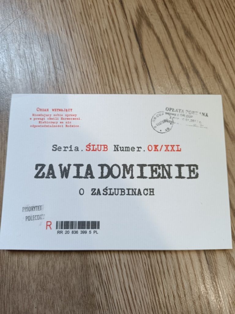 Zaprószenia, ślubne, chrzcinowe