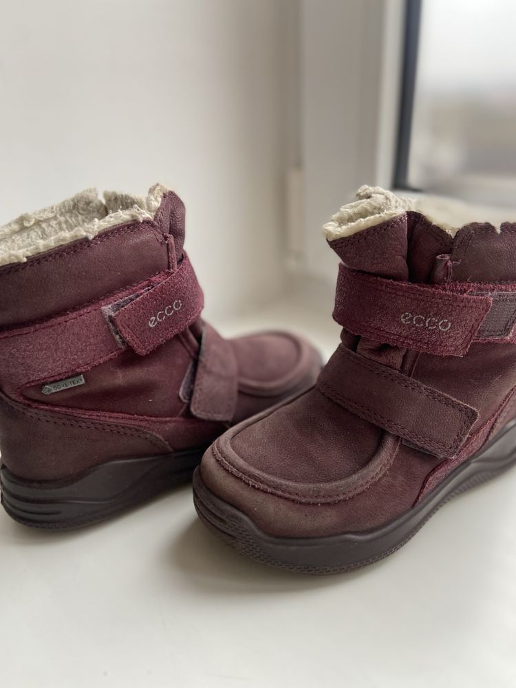 Ecco зимові чоботи/сапоги для дівчинки