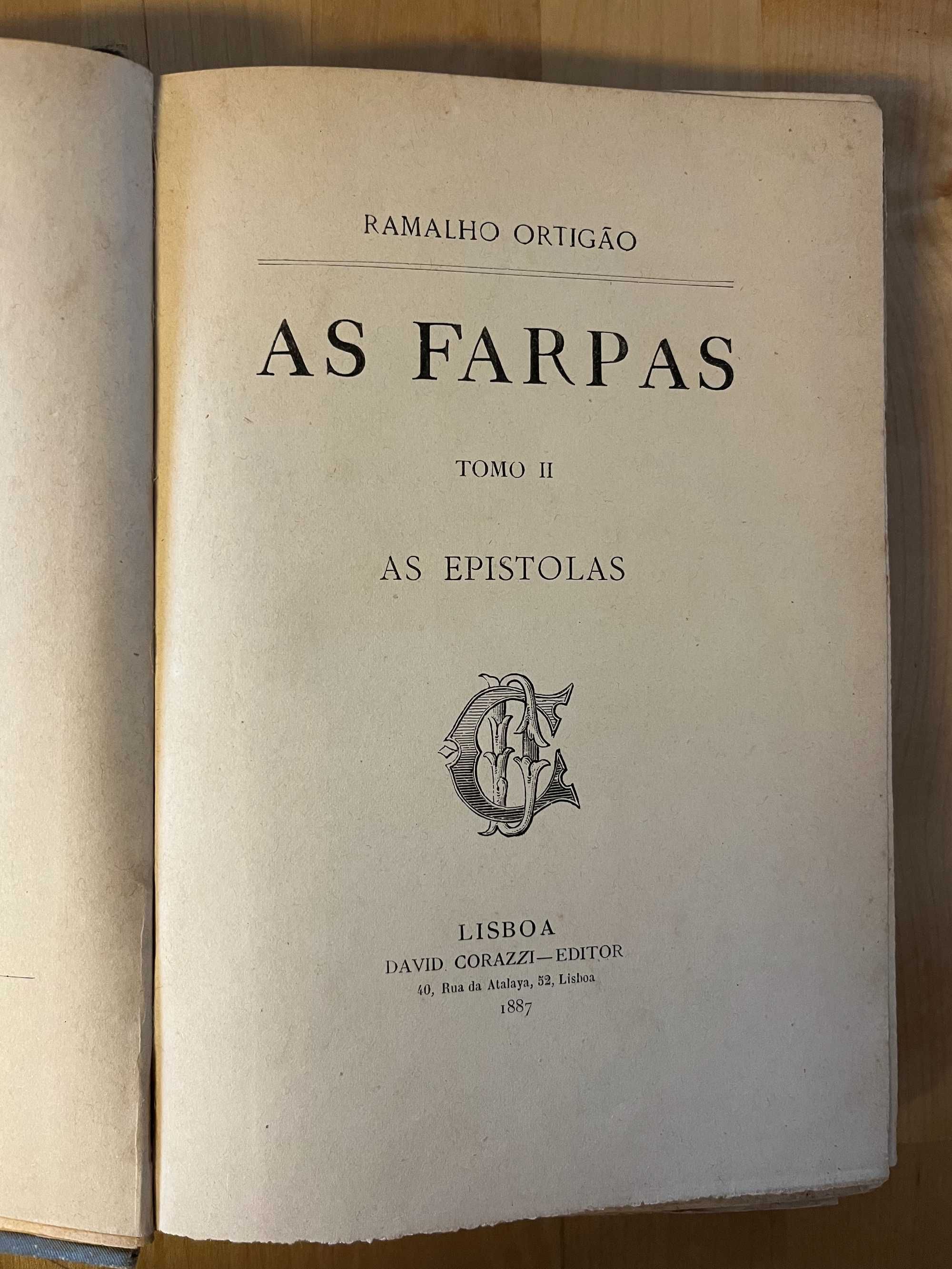 AS FARPAS - Ramalho Ortigão - 1ª Edição