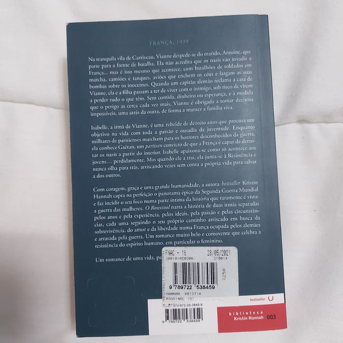 O Rouxinol de Kristin Hannah