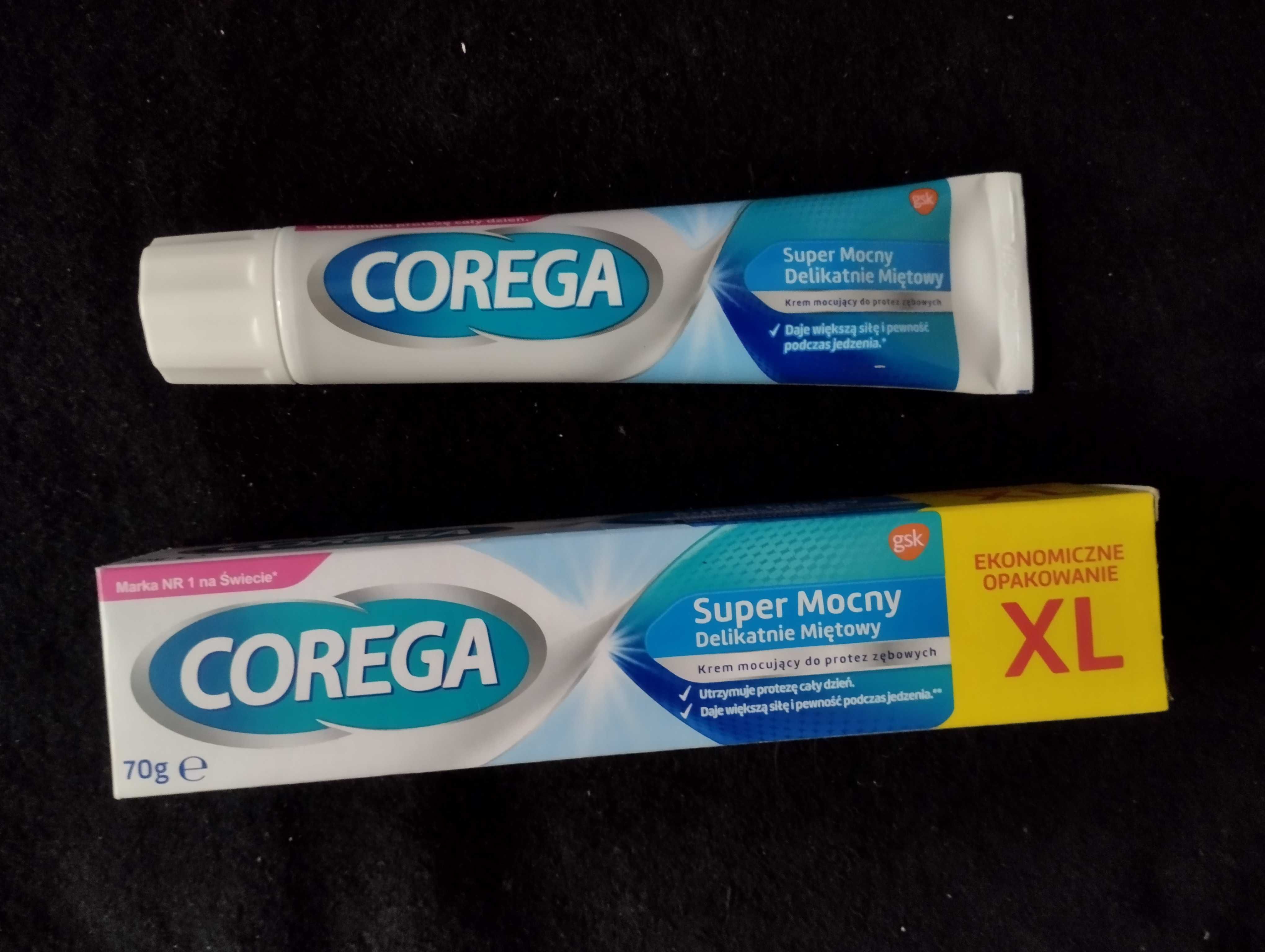 COREGA 70g Kremy mocujące do protez zębowych - Super Mocny