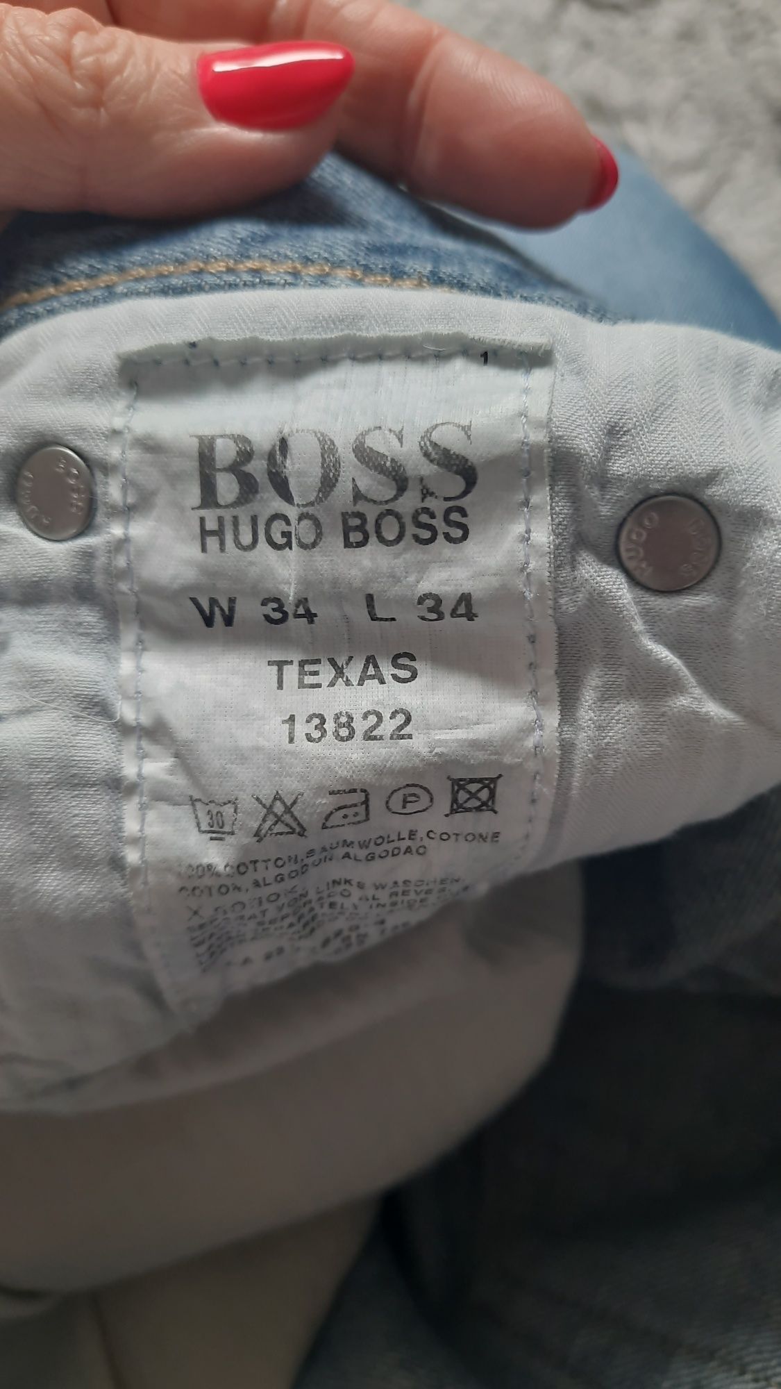 Spodenki dżinsowe męskie Hugo Boss rozmiar L