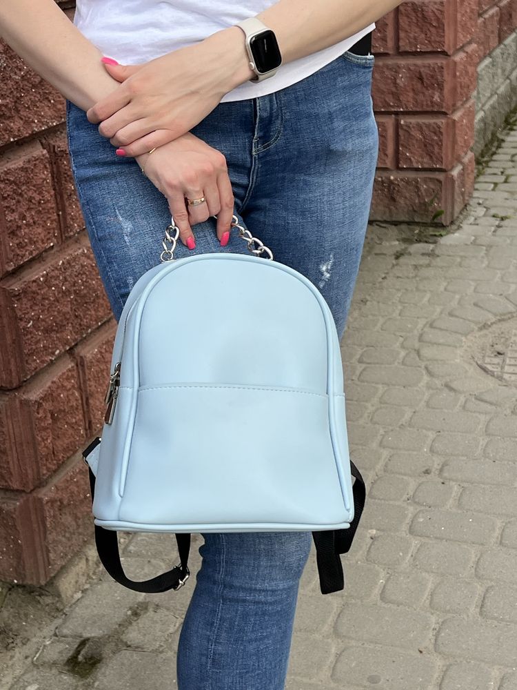 Рюкзак жіночий блакитний