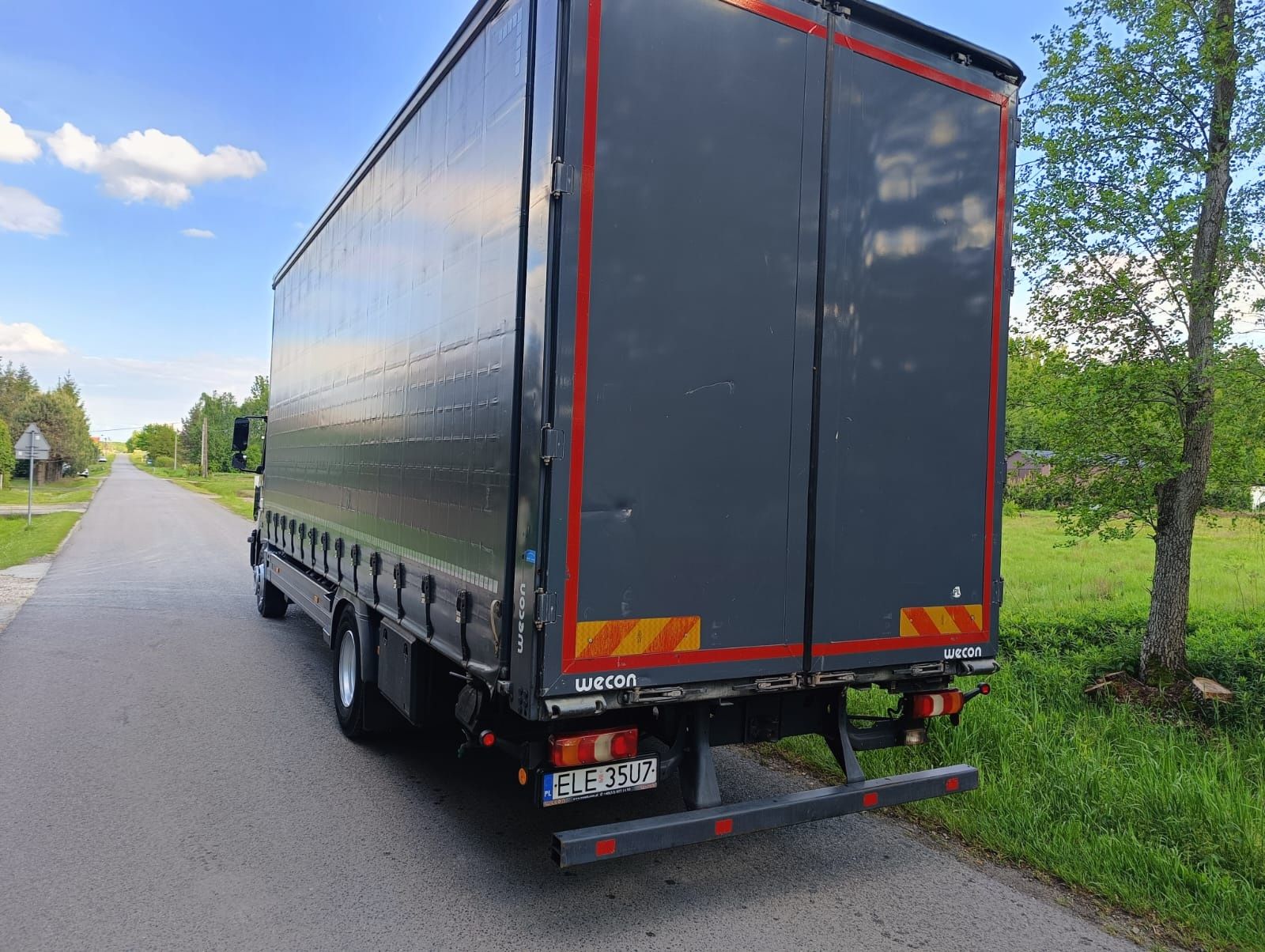 Mercedes Atego 1527 Plandeka Firanka