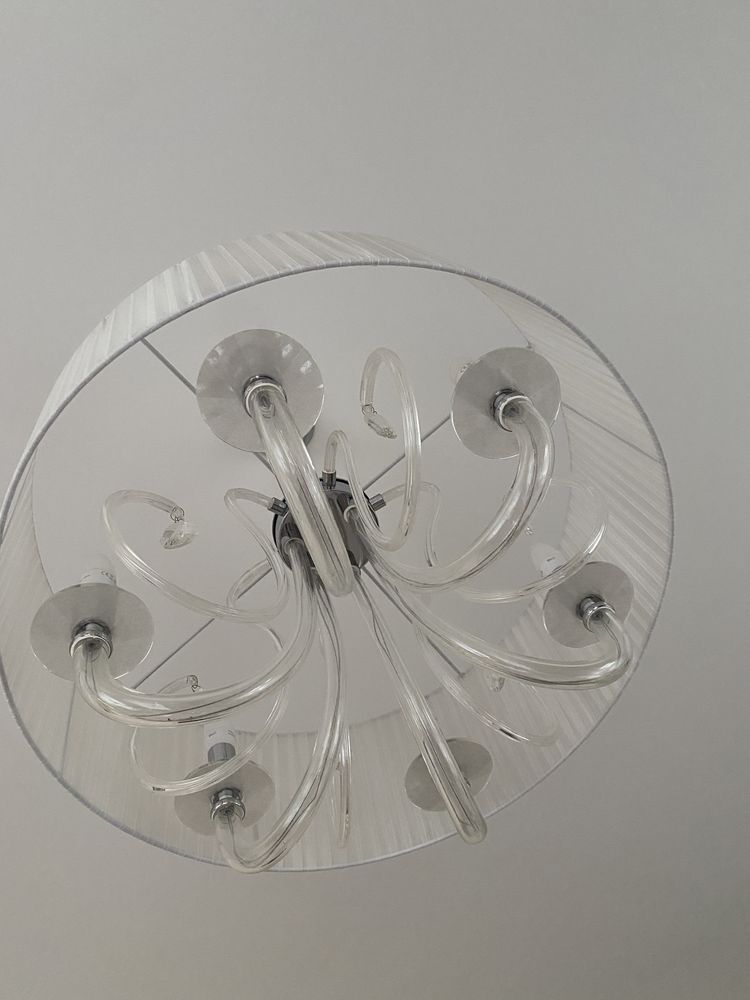 Lampa wisząca sufitowa glamour / modern classic Italux 65 cm średnica