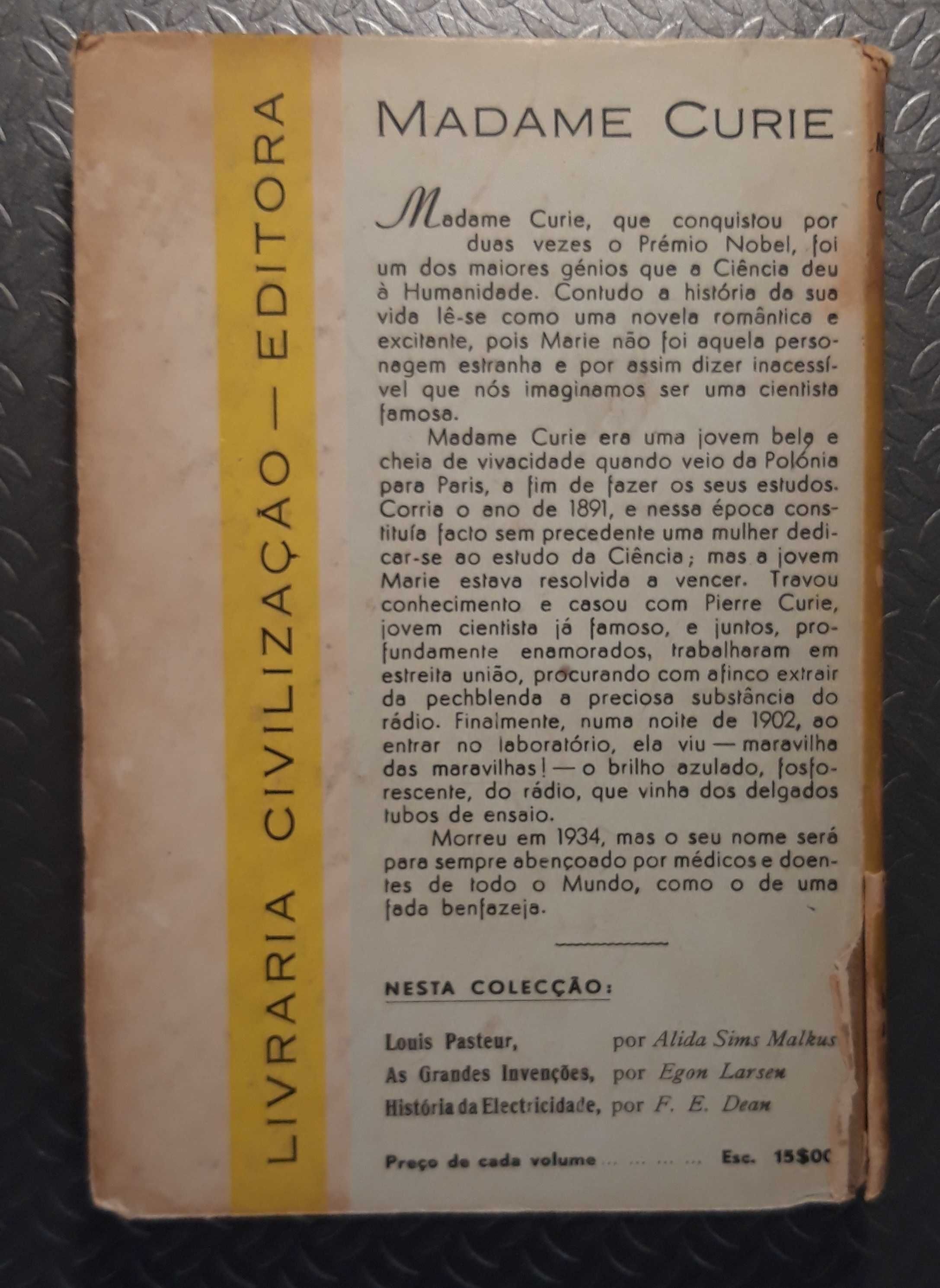 Livro  REF-PA3 - Eileen Bigland - Madame Curie