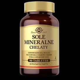 Solgar Sole mineralne Chelaty 90 tab.
