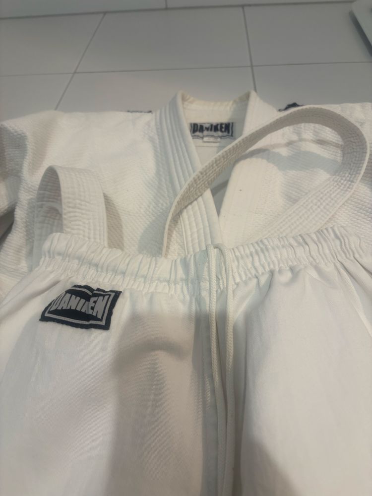 Kimono 140 bialy bawelna