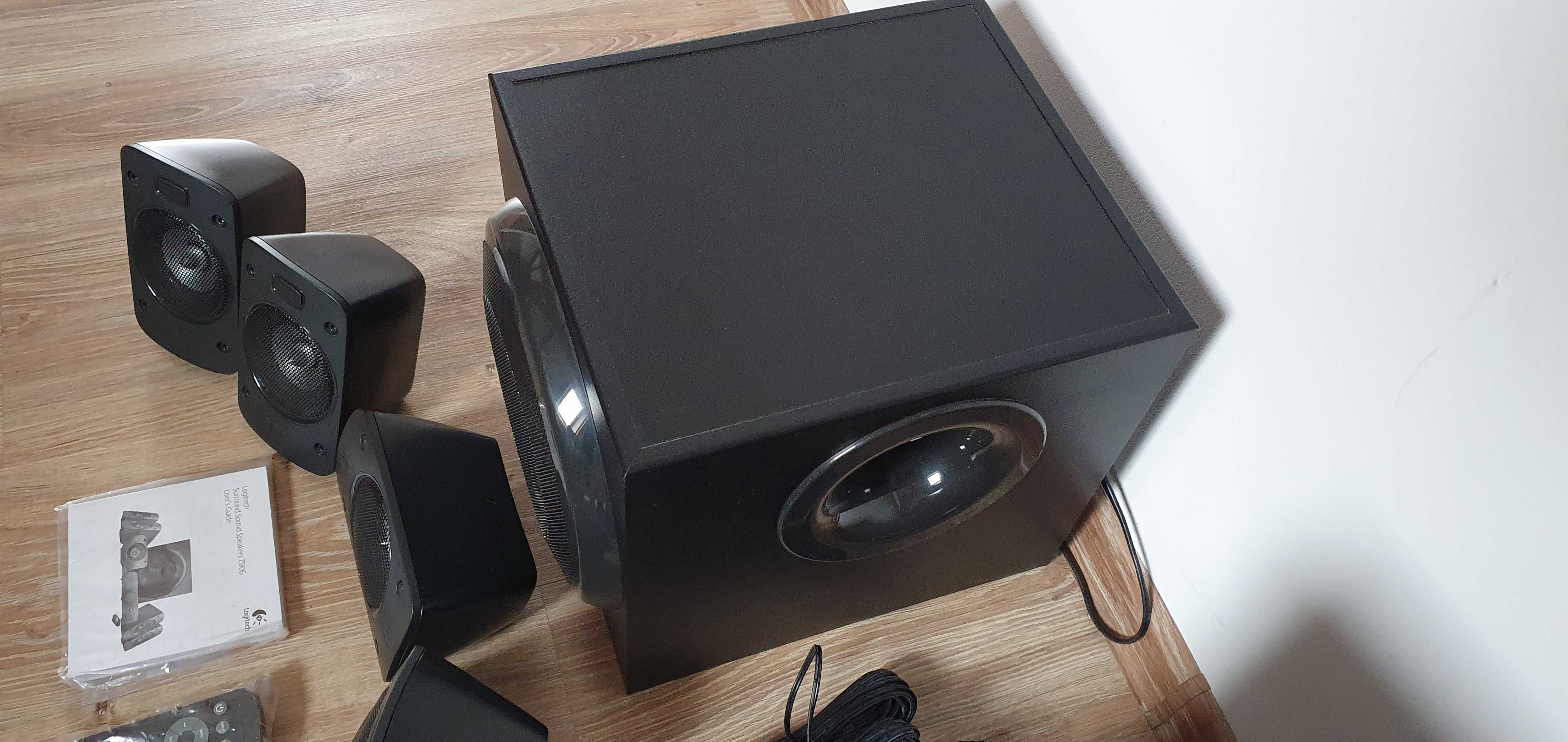 Nowe Głośniki Logitech 5.1 Z906 THX Surround DTS Gwarancja 2 lata