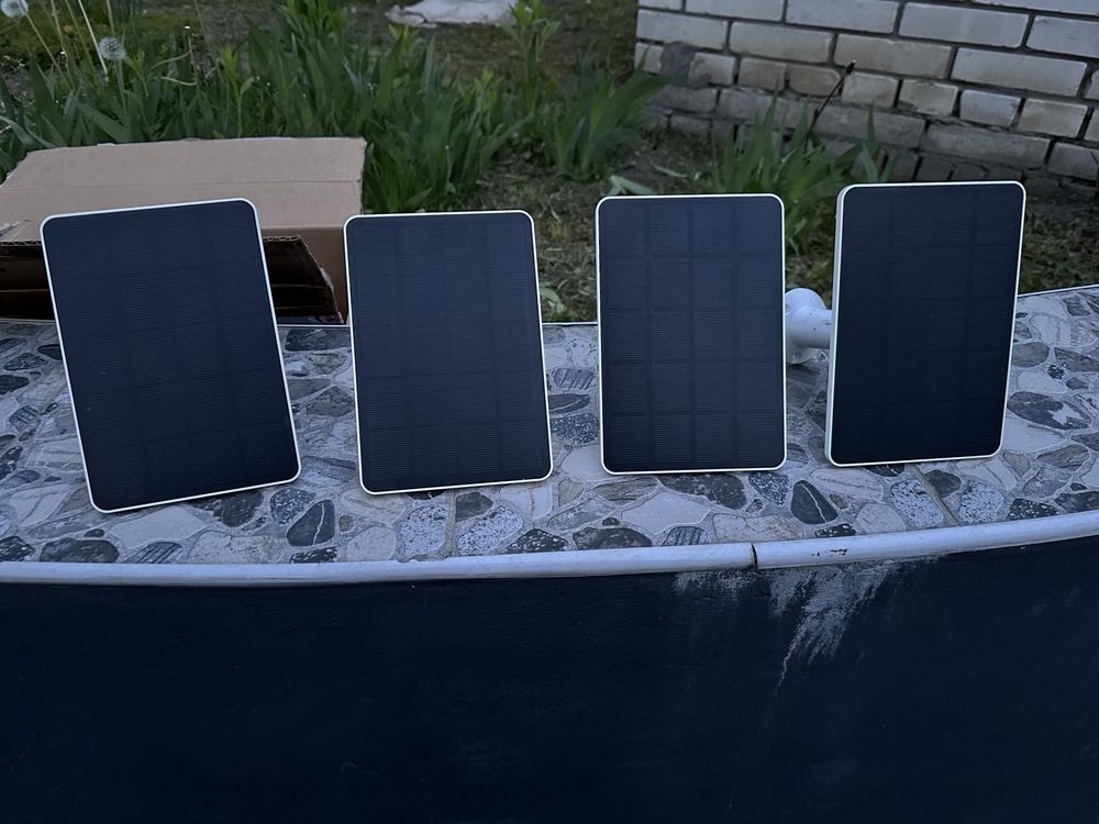 Соняшні панелі 5 вольт 4вт з мікро юсб і перехідником на тайп с