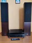 Kolumny podłogowe Heco Victa 501 i amplituner Yamaha htr-3064